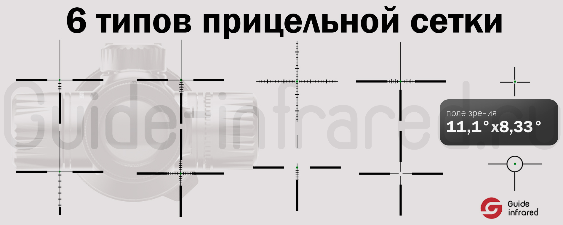 Тепловизионный монокуляр Guide TE211 (256х192px, ø10мм)