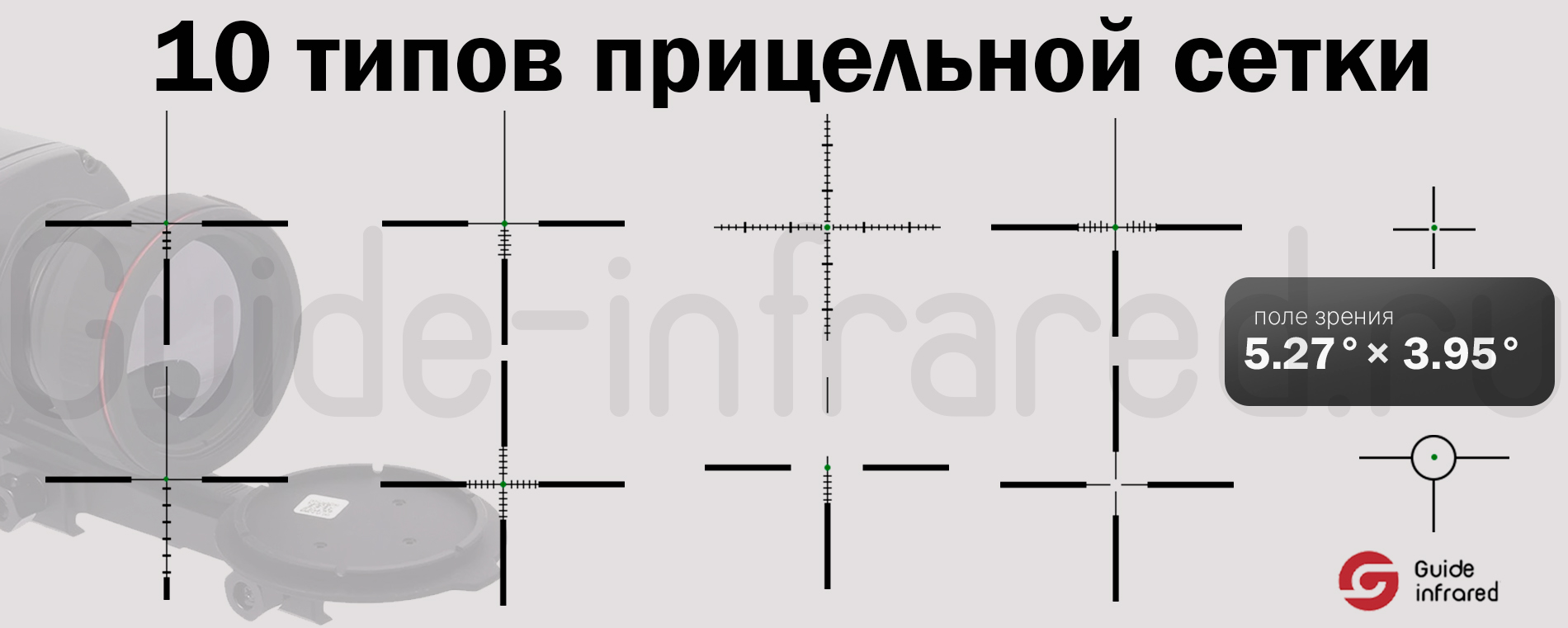 Тепловизионный монокуляр Guide TE211 (256х192px, ø10мм)