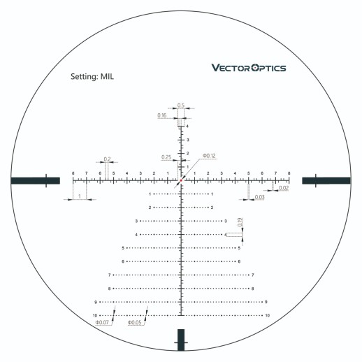 Оптический прицел Vector Optics Continental X6 34mm 5-30x56 FFP Zero Stop кольца 34 мм (SCFF-30 | SCFF-41) фото 13