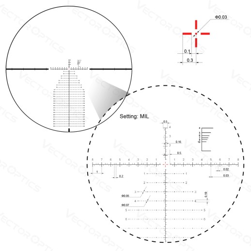 Оптический прицел Vector Optics Continental X6 34mm 5-30x56 FFP Zero Stop кольца 34 мм (SCFF-30 | SCFF-41) фото 14